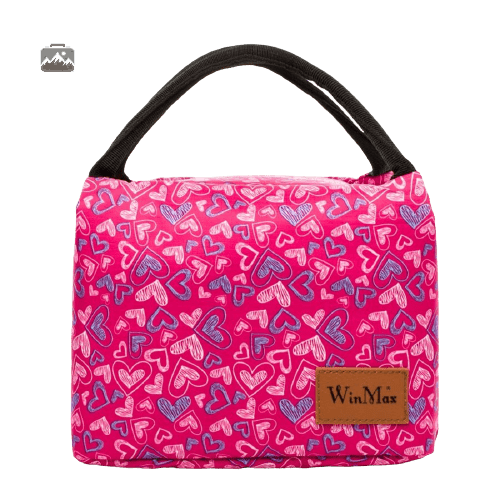 sac-isotherme-repas-coeurs-roses-1 Sac isotherme repas cœurs roses pour le transport de repas