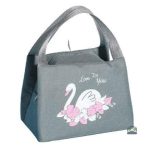Sac isotherme repas Cygne Blanc Love pour un déjeuner élégant
