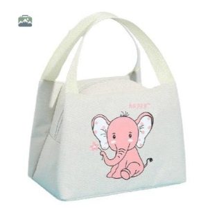 Sac isotherme repas éléphant rose Happy