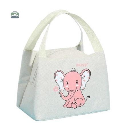 sac-isotherme-repas-elephant-rose-happy-1 Sac isotherme repas éléphant rose Happy