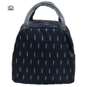 Sac Isotherme Repas Épis de blé Noir pour conserver vos aliments