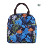 Sac isotherme repas flamants roses tropicaux pour pique-nique