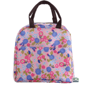 Sac isotherme repas fleuris pour conserver vos aliments au frais