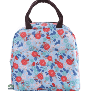 Sac isotherme repas à fleurs