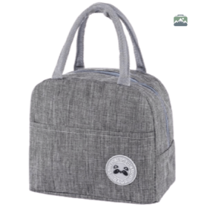 Sac isotherme repas gris motif panda