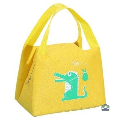 sac-isotherme-repas-jaune-crocodile-vert-1 Sac isotherme repas jaune crocodile vert pour le transport alimentaire