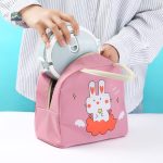 Design mignon de lapin pour un sac isotherme pratique