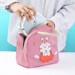Design mignon de lapin pour un sac isotherme pratique