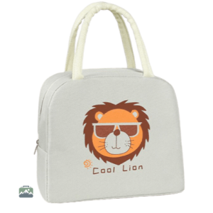 Sac isotherme repas lion pour conserver vos aliments au frais