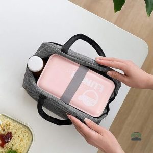 Sac isotherme pour repas en couleur bleue