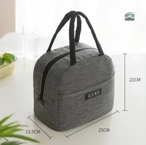 Sac repas isotherme bleu pour le transport facile