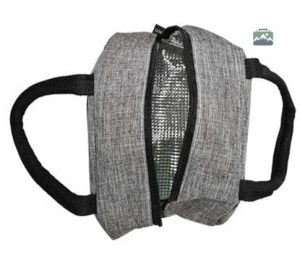 Lunch box gris pour repas à emporter