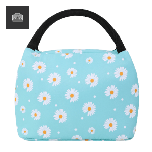 Sac isotherme repas Marguerite, design floral