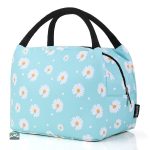 Sac repas isotherme élégant, motif Marguerite