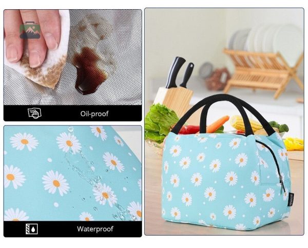 Sac repas isotherme, floral et fonctionnel Marguerite