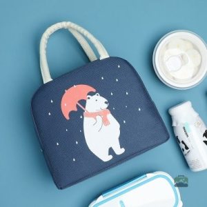 Sac Isotherme Repas avec motif ours, idéal pour les pique-niques