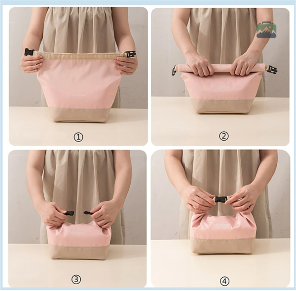 Sac isotherme repas pliable, idéal pour le travail