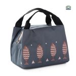 Sac isotherme repas marron motifs poissons