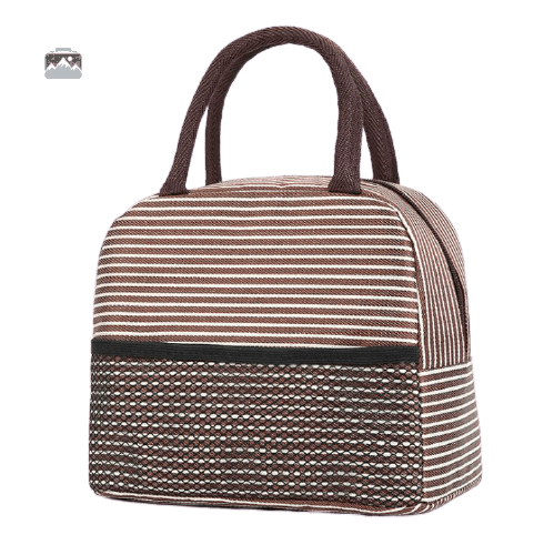 sac-isotherme-repas-raye-blanc-et-marron-1 Sac isotherme repas rayé blanc et marron