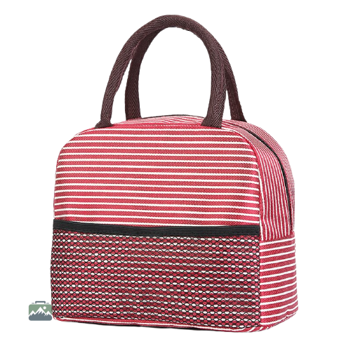 sac-isotherme-repas-raye-rouge-1 Sac isotherme repas rayé rouge