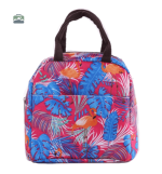 Sac isotherme repas rose flamants pour le déjeuner