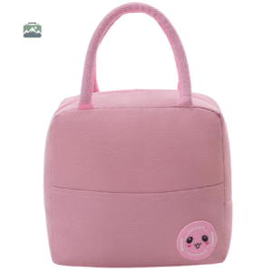 Sac isotherme repas rose Kawaï pour le transport des repas