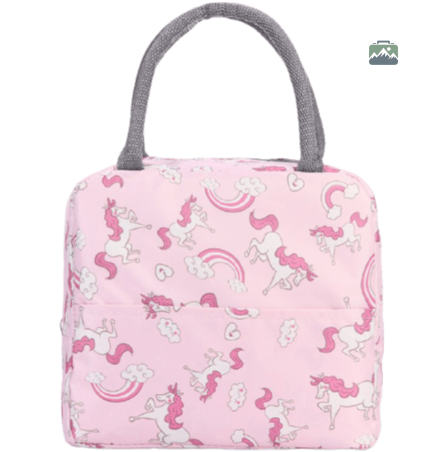 sac-isotherme-repas-rose-licornes-1 Sac isotherme repas rose avec motifs licornes colorées