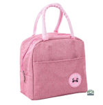 Sac isotherme repas rose panda pour le transport de vos repas