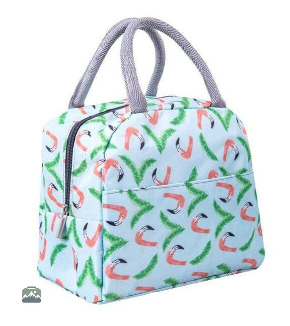 sac-isotherme-repas-tetes-flamants-roses-1 Sac isotherme repas avec motifs de flamants roses