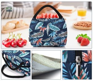 Sac isotherme repas avec motif tropical pour vos déjeuners en extérieur
