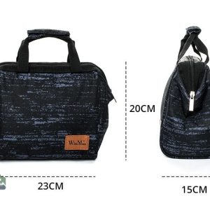 Sac repas isotherme Zebra, idéal pour le déjeuner en extérieur
