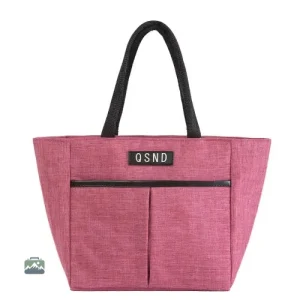 Sac isotherme rose élégant pour garder vos aliments au frais