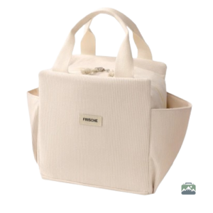 Sac isotherme velours côtelé pour conserver vos aliments frais