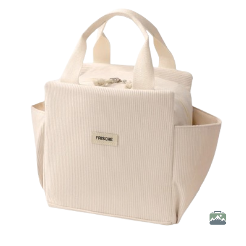 sac-isotherme-velours-cotele-1 Sac isotherme velours côtelé pour conserver vos aliments frais