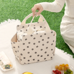 Sac isotherme en velours côtelé, accessoire indispensable en voyage
