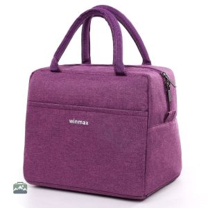 Sac isotherme pratique en couleur violet pour pique-nique