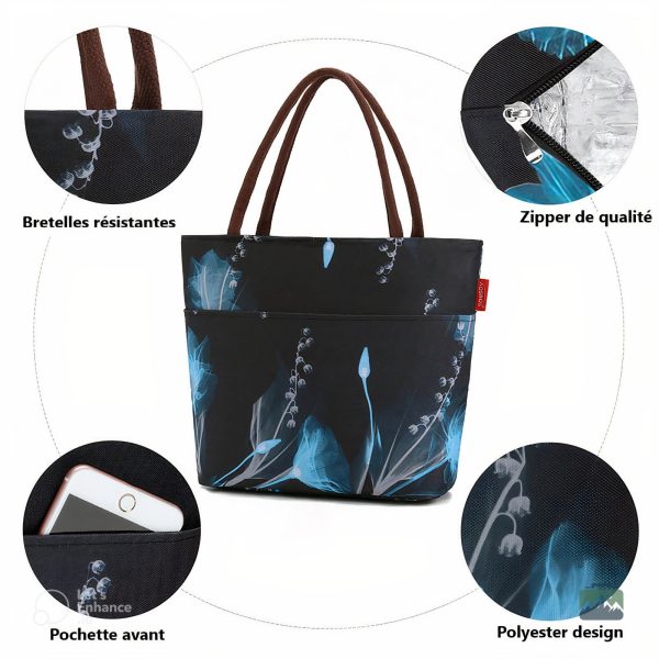 Sac à main pratique et coloré pour pique-nique