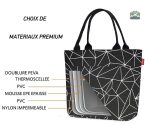 Sac isotherme graphique au design moderne et pratique
