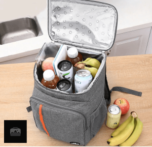 Sac de pique-nique isotherme en gris élégant