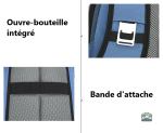 Sac de randonnée bleu avec compartiment isotherme pratique