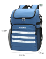 Sac de randonnée isotherme compact et noir