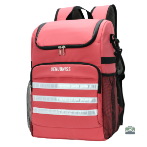 Sac randonnée isotherme rouge pour garder vos aliments frais