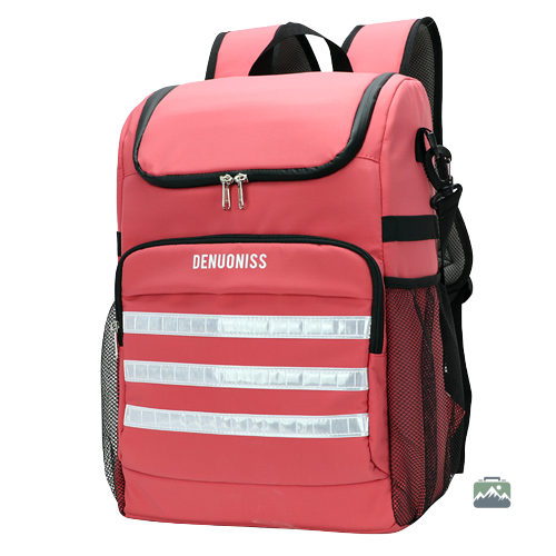 sac-randonnee-isotherme-rouge-1 Sac randonnée isotherme rouge pour garder vos aliments frais