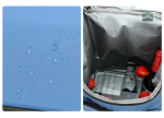 Sac isotherme léger rouge, conçu pour le confort en randonnée