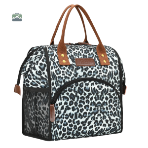 Sac isotherme repas motif léopard