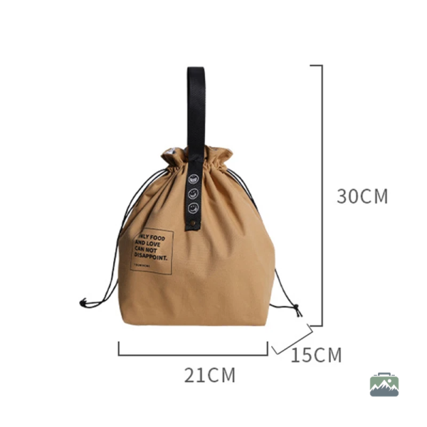 Sac repas en tissu pour enfants et adultes