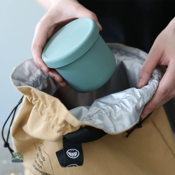 Sac repas étanche en tissu durable