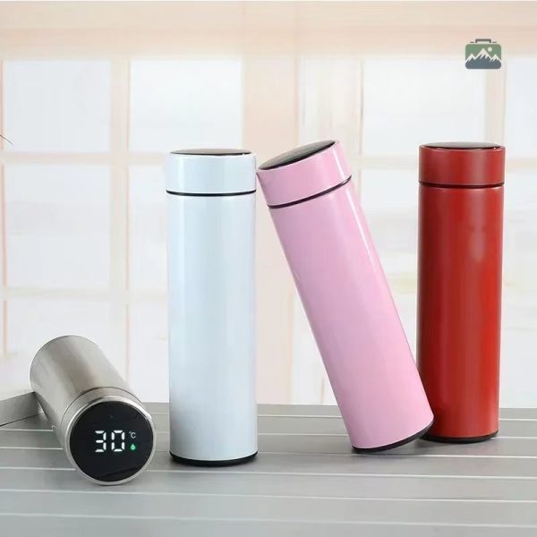 Thermos avec éclairage LED pour thé