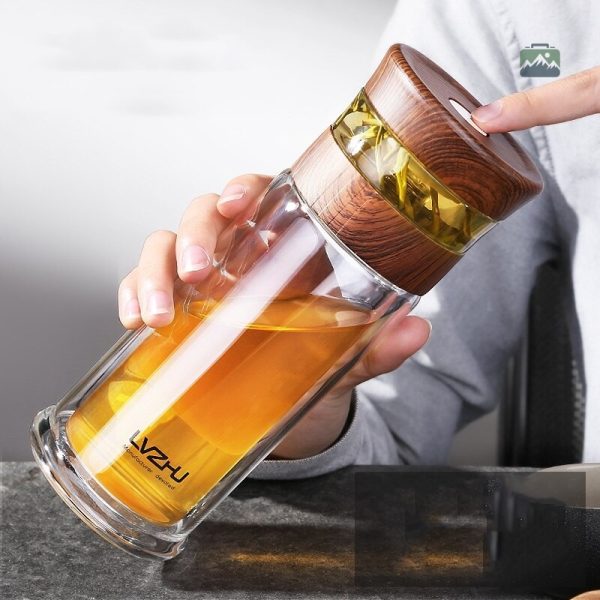 Conteneur à thé en verre élégant et pratique