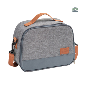 Trousse isotherme grise pour repas à emporter